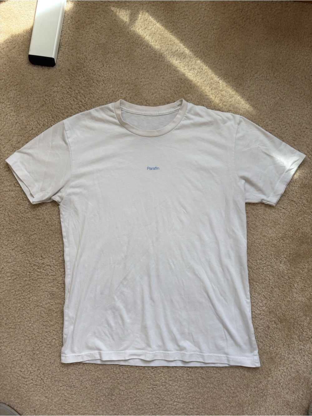 Men's White Crewneck Logo T-Shirt